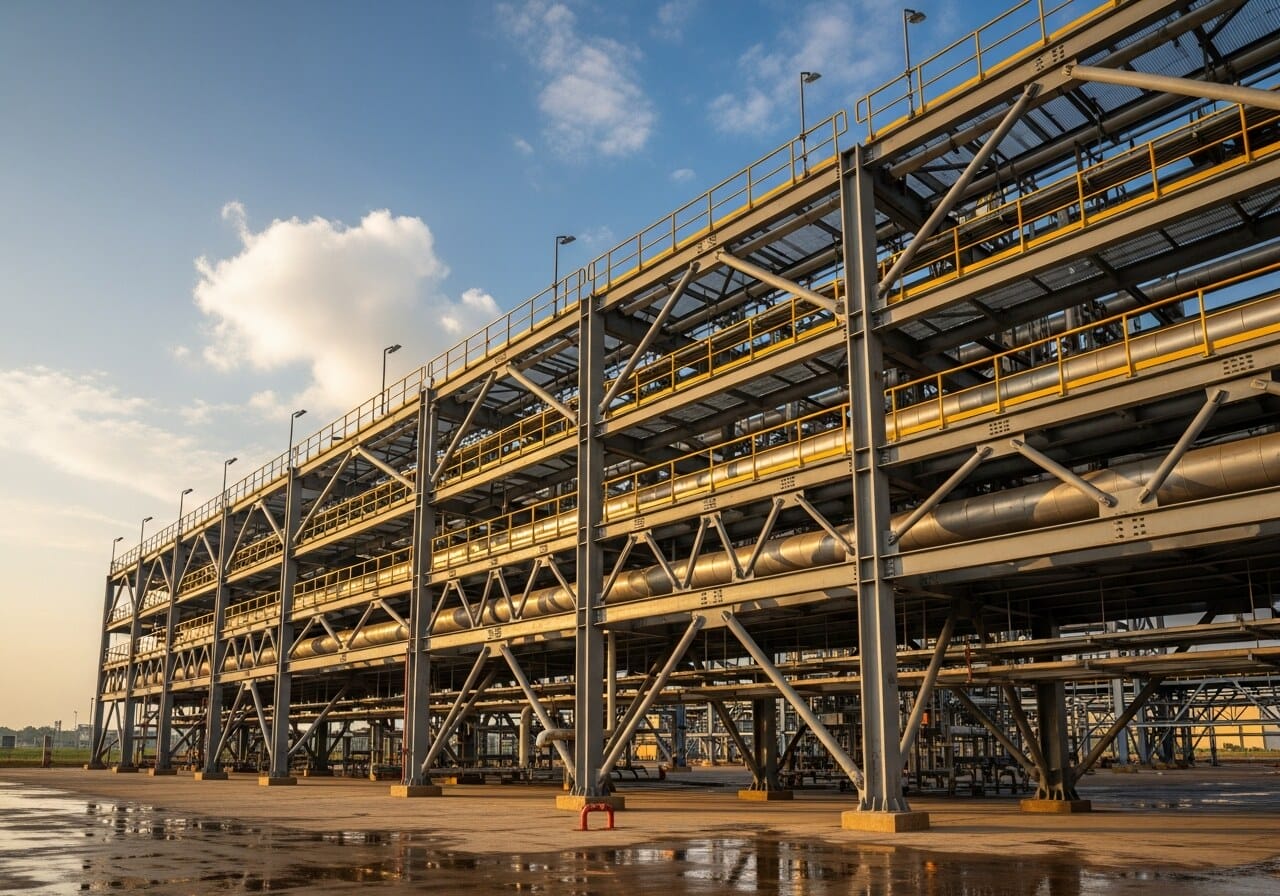 Tata Projects Pipe Rack Structure